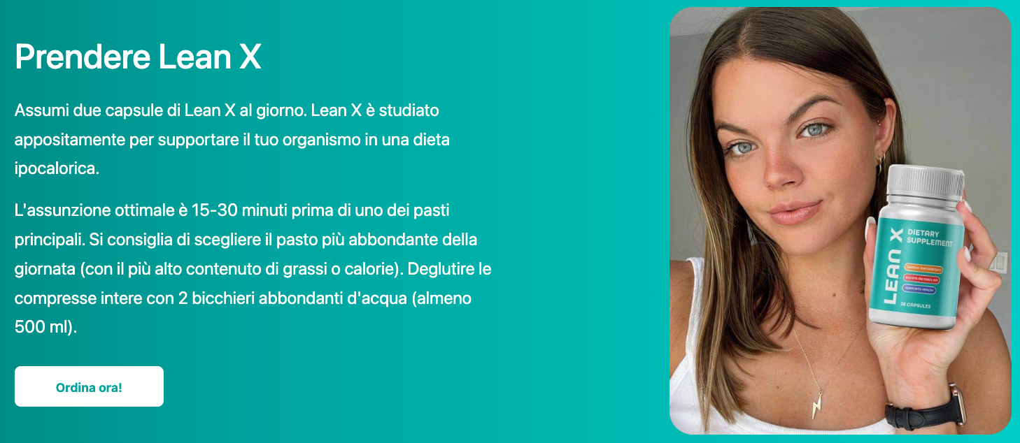 Dieta Lean X Italia